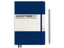 Leuchtturm Notizbuch Medium A5, Blanko, 2-teilig, Marineblau