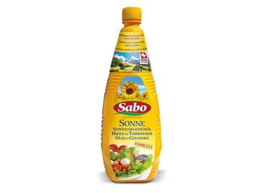 [90090967 805179] Sabo Sonnenblumenöl raffiniert Sonne 1 l