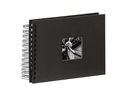 Hama Fotoalbum Fine Art 24 x 17 cm Schwarz, 50 schwarze Seiten