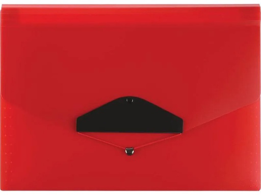 [90009088 1161612] Büroline Fächermappe A4 12-teilig, Rot