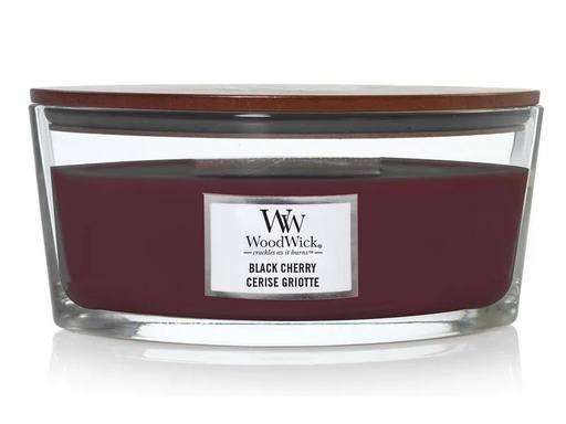 [90091288 1153729] Woodwick Duftkerze Black Cherry Ellipse