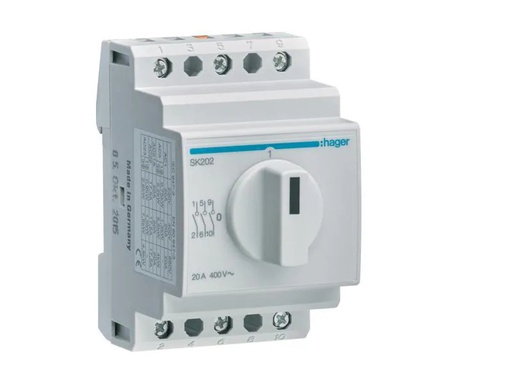 [90091312 889196] Hager Drehschalter SK202 3-polig