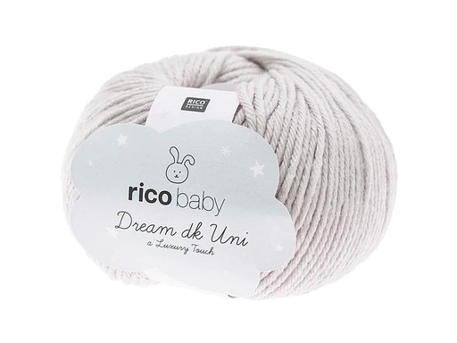 [90091358 945225] Rico Design Wolle Baby Dream Uni dk 50 g Grau