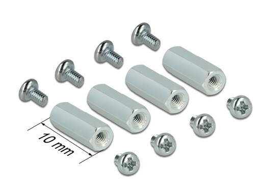 [90091369 663097] Delock Montageset 10 mm für Raspberry Pi, innen