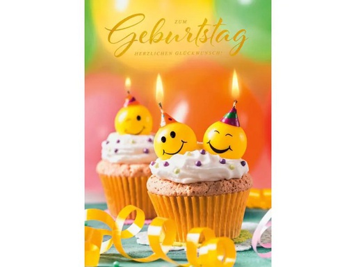 [90091441 958992] ABC Geburtstagskarte Smilie, Maxi
