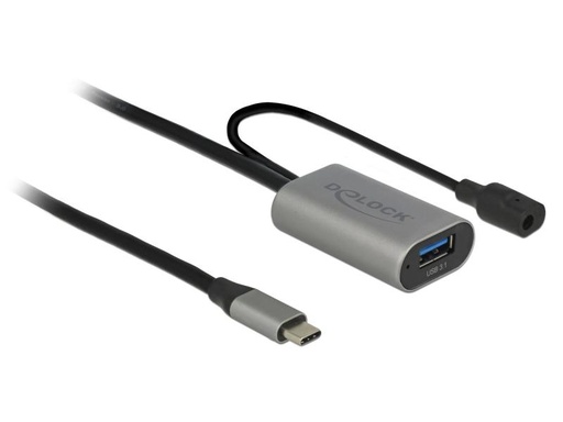 [90009125 905662] Delock USB 3.0-Verlängerungskabel aktiv USB C - USB A/Spezial 5 m