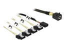 Delock SAS-Kabel SFF-8643 - 4xSATA + Sideband 1m