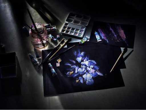 [90091542 995816] Van Gogh Aquarellblock A4 Schwarz