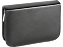 Brunnen Etui Leder Schwarz