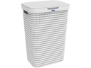 Rotho Wäschesammler Country 55 l, Weiss