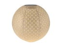 STT Laterne Solar Antic Ball Platin, Ø 40 cm, Platin