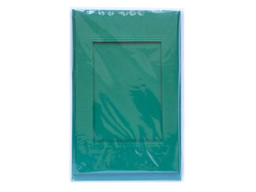 [90009161 565705] Folia Passepartout-Karten 220g/m2  eckig Dunkelgrün