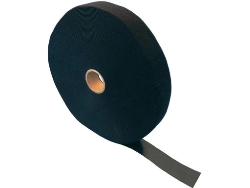 [90091835 353035] FASTECH Klettband-Rolle ETN Fast Strap 15 mm x 25 m, Schwarz