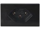 STEFFEN Steckdose FLF 1x T13, Schwarz