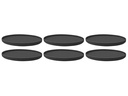 Villeroy & Boch Speiseteller Iconic 6 Stück, Schwarz