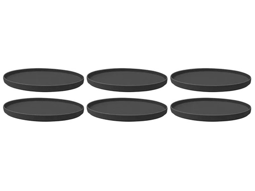 [90009167 1097793] Villeroy &amp; Boch Speiseteller Iconic 6 Stück, Schwarz
