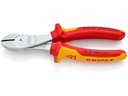 Knipex Kraft-Seitenschneider 180 mm 1000 V verchromt