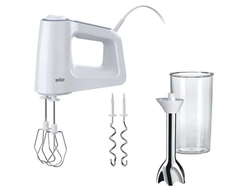 [90091960 561038] Braun Handmixer MultiMix 3 HM3107WH Weiss