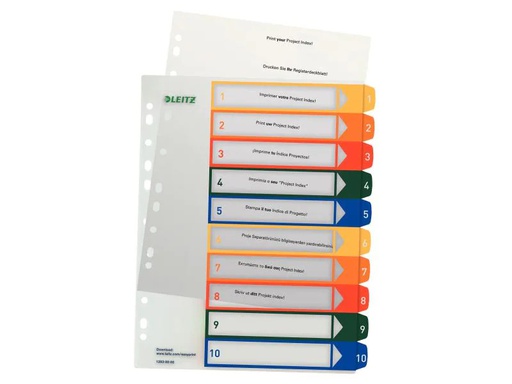 [90092024 627499] Leitz Register A4 1-10