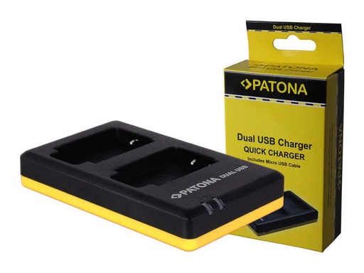 [90092101 394957] Patona Ladegerät Dual LI90B
