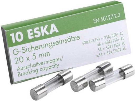 [90092239 721994] Elektromaterial Schmelzsicherung ESKA 5 x 20 FST 5A
