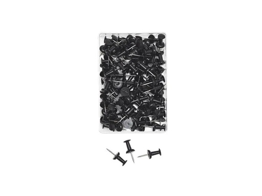 [90092295 852531] WEDO Reissnägel 9 mm Schwarz, 100 Stück