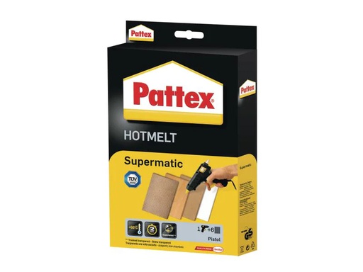 [90092331 606041] Pattex Heissklebepistole HOT Supermatic 1 Stück, Transparent
