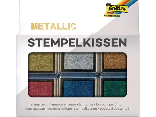 [90092430 1043908] Folia Stempelkissen Metallic Mehrfarbig