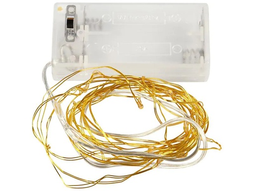 [90092465 1103929] Creativ Company Lichterkette LED Mini 315 cm, Gold