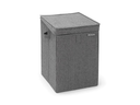 Brabantia Wäschesammler stapelbar, 35 Liter, Schwarz