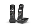 Gigaset Schnurlostelefon AS690 Duo  Schwarz
