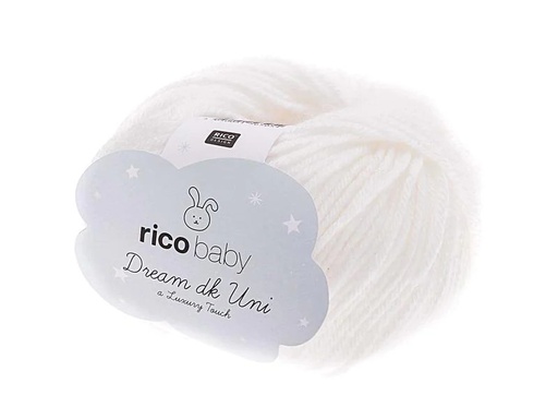 [90092631 945221] Rico Design Wolle Baby Dream Uni dk 50 g Weiss