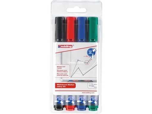 [90092672 131778] edding Whiteboard-Marker 360 4 Stück