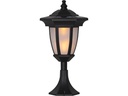 Star Trading Dekoleuchte Solar Fackel FLAME Schwarz