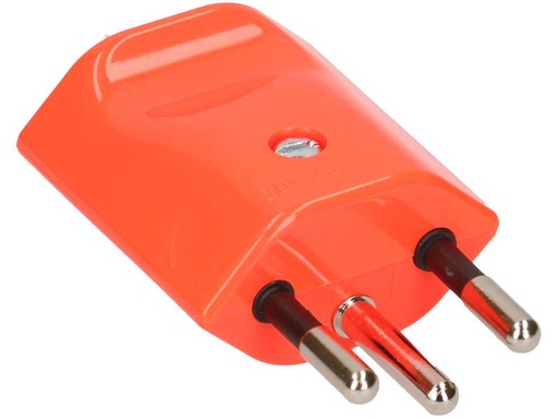 [90092708 1077400] Max Hauri Montagestecker 250 V, Rot, 1 Stück