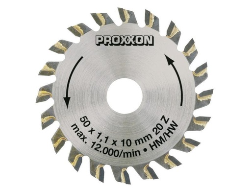 [90092728 140706] Proxxon Kreissägeblatt 20Z Ø 50 mm