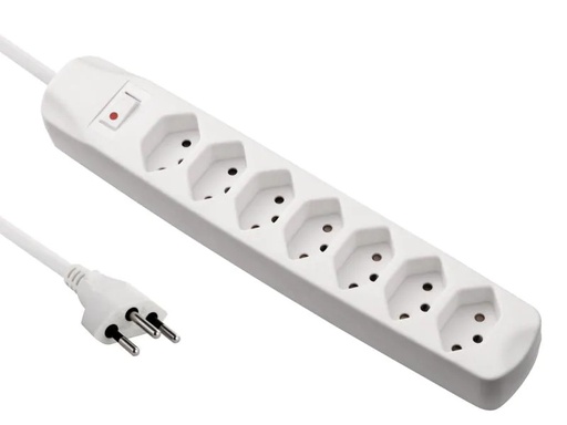 [90092874 679472] FURBER.power Steckdosenleiste 7x T13 mit Schalter