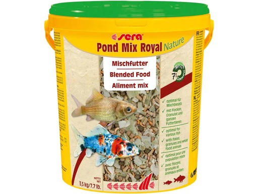 [90092938 734017] sera Teichfutter Pond Mix Royal Nature, 21 l, 3.5 kg