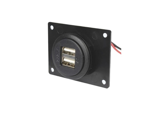 [90093055 454789] Südo Steckdose 24/12 V 5A Doppel-USB