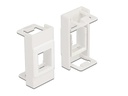 Delock Easy 45 Modul Keystone Halterung weiss/weiss