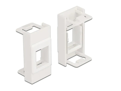 [90093177 1192237] Delock Easy 45 Modul Keystone Halterung weiss/weiss
