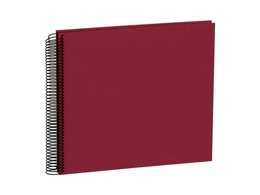[90009300 1104197] Semikolon Fotoalbum 23 x 24.5 cm Bordeaux, 40 schwarze Seiten