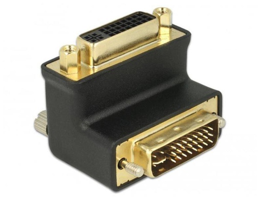 [90093344 126655] Delock Winkeladapter DVI-I, m-f DVI-I - DVI-I