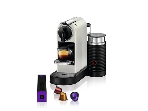 [90093419 556889] De'Longhi Kaffeemaschine Nespresso CitiZ &amp; Milk EN267.WAE Weiss