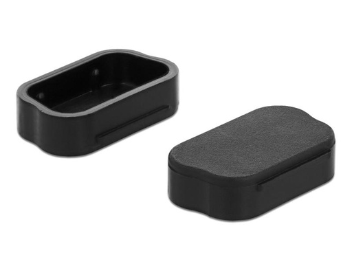 [90093436 977995] Delock Portschutzadapter RS232, DB9, VGA Staubschutz, 10er-Pack