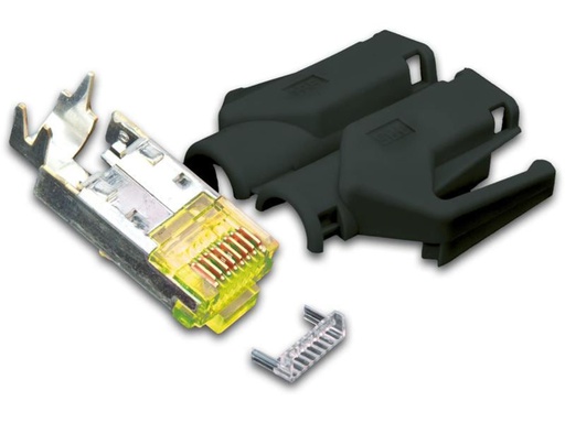 [90093491 1127829] Wirewin Stecker RJ45 Hirose TM31 50 Stück, Schwarz