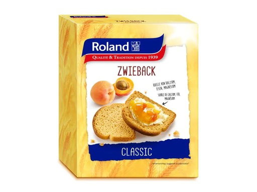 [90093575 806874] Roland Snacks Zwieback Classic 165 g