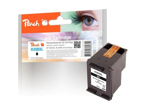 [90093622 207008] Peach Tinte HP Nr. 300XL (CC641EE) Black