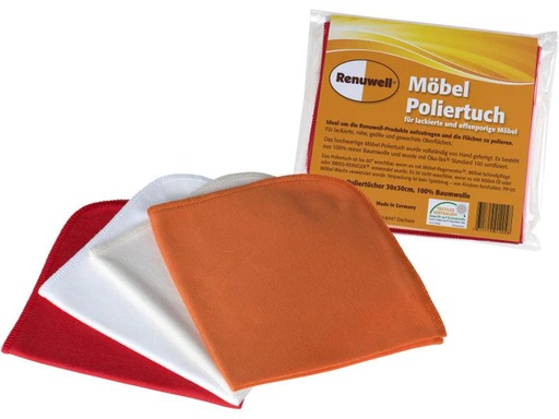 [90093698 959932] Renuwell Möbel-Poliertuch 4 Stück