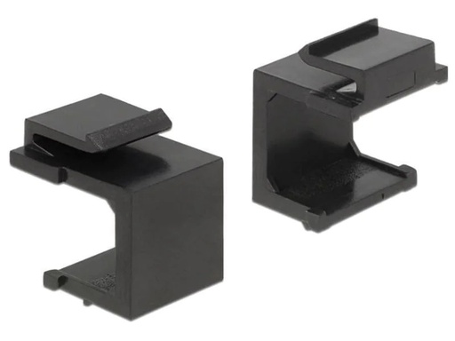 [90093710 285459] Delock Blindabdeckung 4 Stück, Schwarz